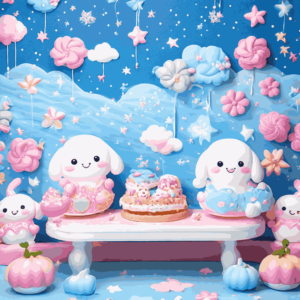 cinnamoroll and friends wallpaper