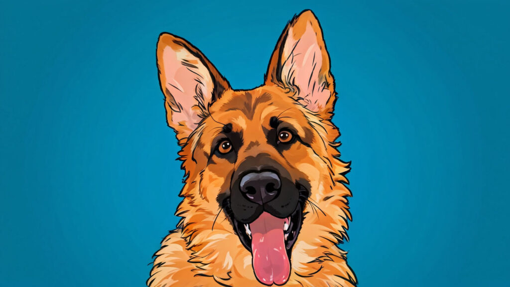 d52f582b3fed4fdbbb1537abc2bab1d4 Design a funny pfp for Instagram with a dog making a silly face with its tongue out.